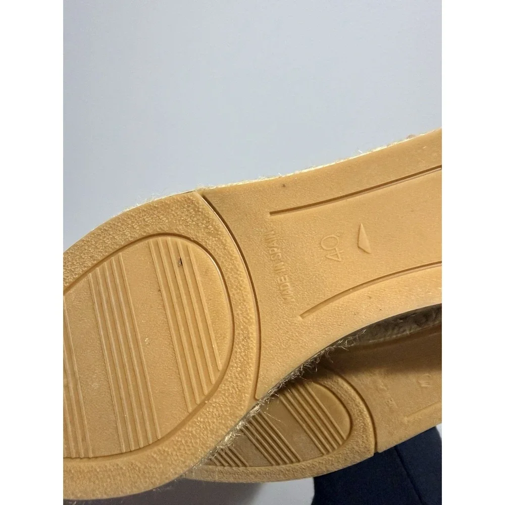VISCATA‎ Handmade in Spain Rascassa Flat Canvas Espadrilles Nude Beige Y